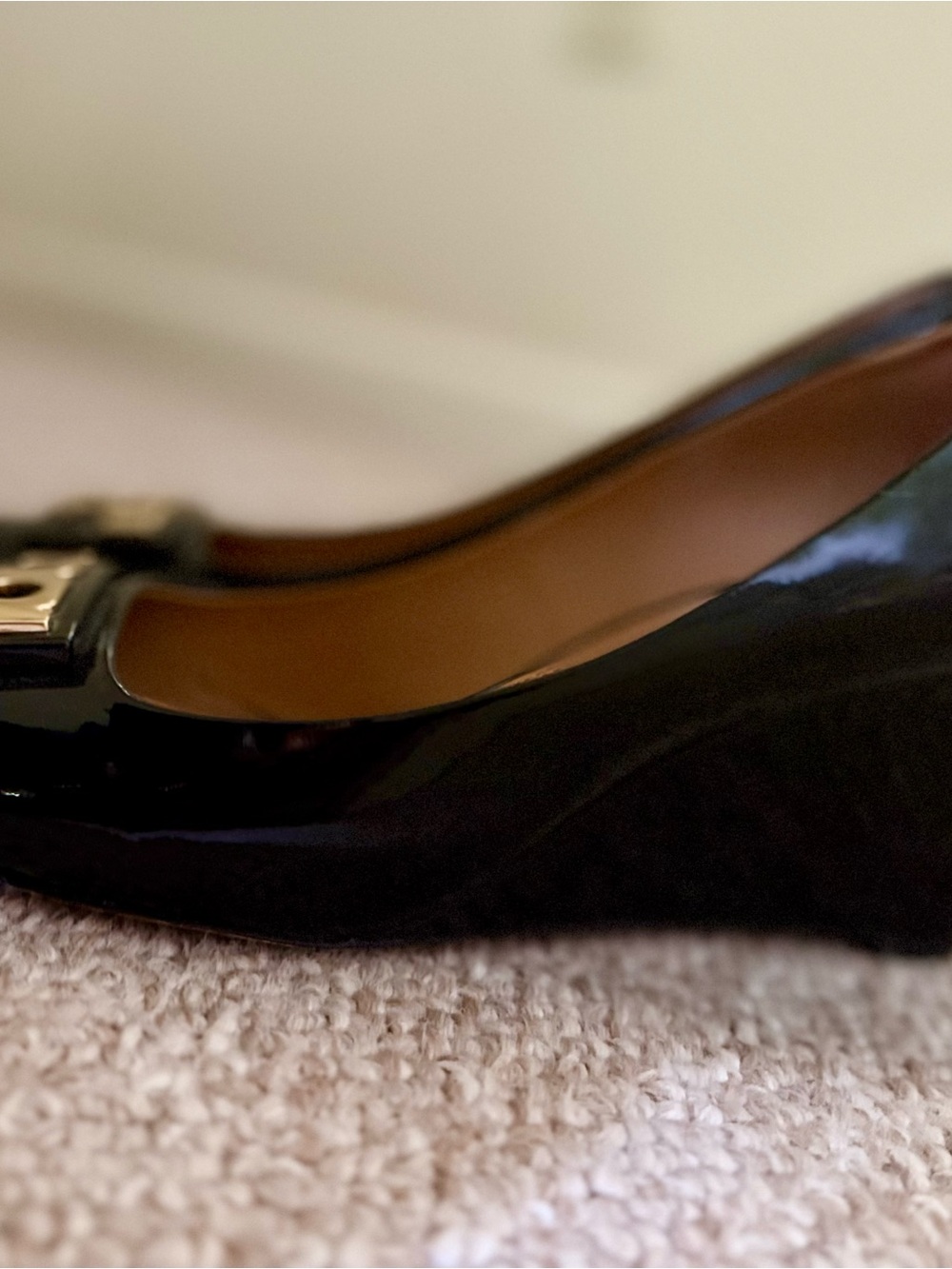Black Patent Leather Women’s Pumps Tory Burch 10 - Picture 2 of 4